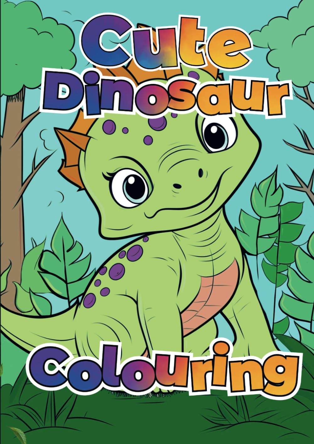 Cute Dinosaur Colouring