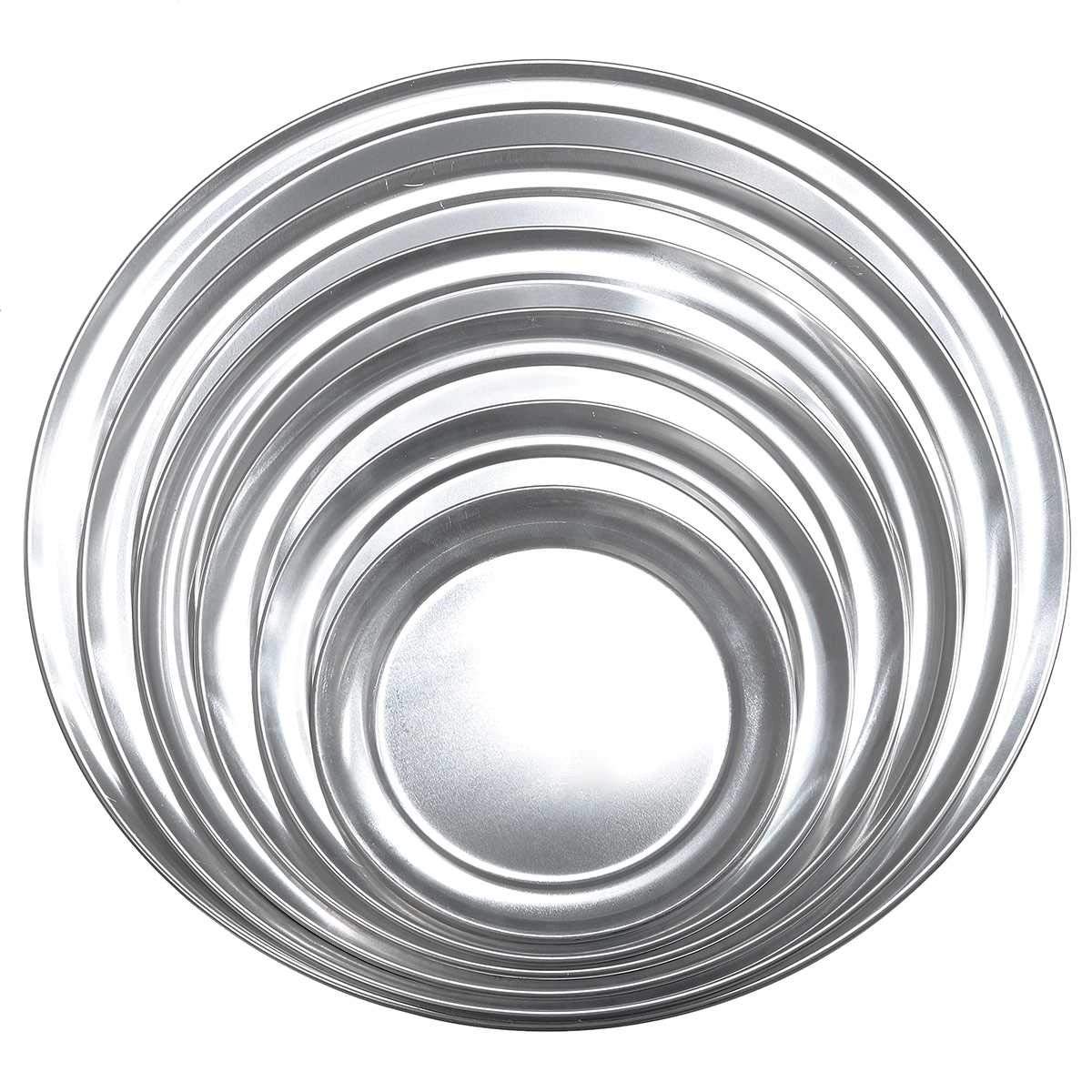 Plaques à pizza pour four, Plaque de cuisson à pizza antiadhésive en aluminium de 8/10/12/14/16/18 pouces, plaque de cuisson à crêpes et pizza, ustensiles de cuisson en métal, outils de cuisson de cui