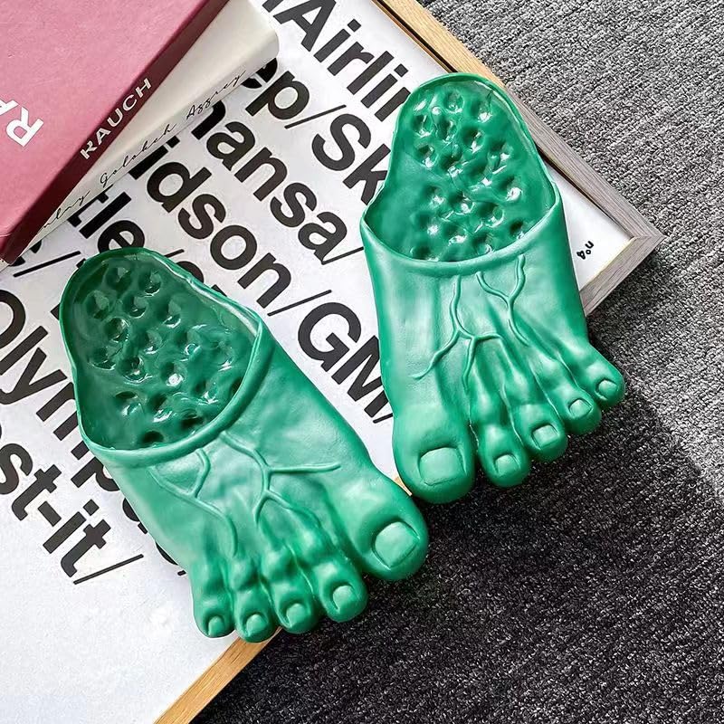 White Elephant Gifts Gag Gifts Funny Slippers Feet Slippers Jumbo Funny Bare Feet for Kids and Adult2