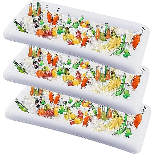 DR.DUDU Inflatable Serving Bar, 3 Pack Ice Serving Buffet Salad