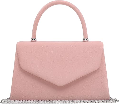 Dasein Bolso de noche para mujer, embragues de fiesta, bolsos de boda, cóctel, baile de graduación, bolsos con purpurina esmerilada