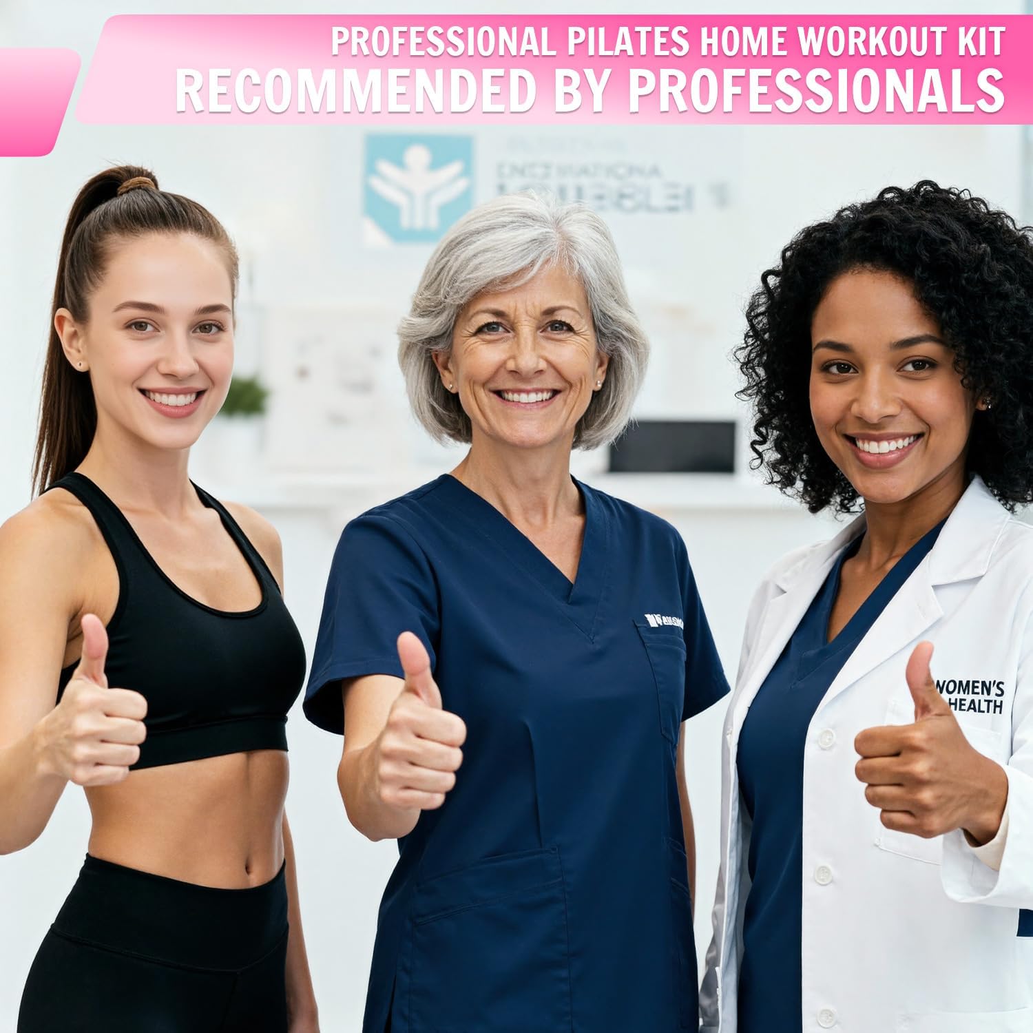 UZTUGG Pilates Equipment Kit at Home for Women, 4-in-1 Workout Essential Set with Pilates Ring, Fabric Resistance Bands, Figure 8 Resistance Band, Pilates Ball–Full Body Toning, Yoga & Stretching - Image 8