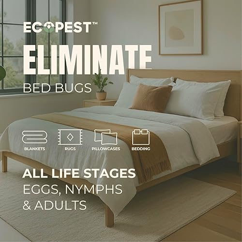 Miniatura 6 de Spray de chinches de cama, natural, mata a base de plantas para control de plagas en interiores  Spray y repelente de chinches para el hogar