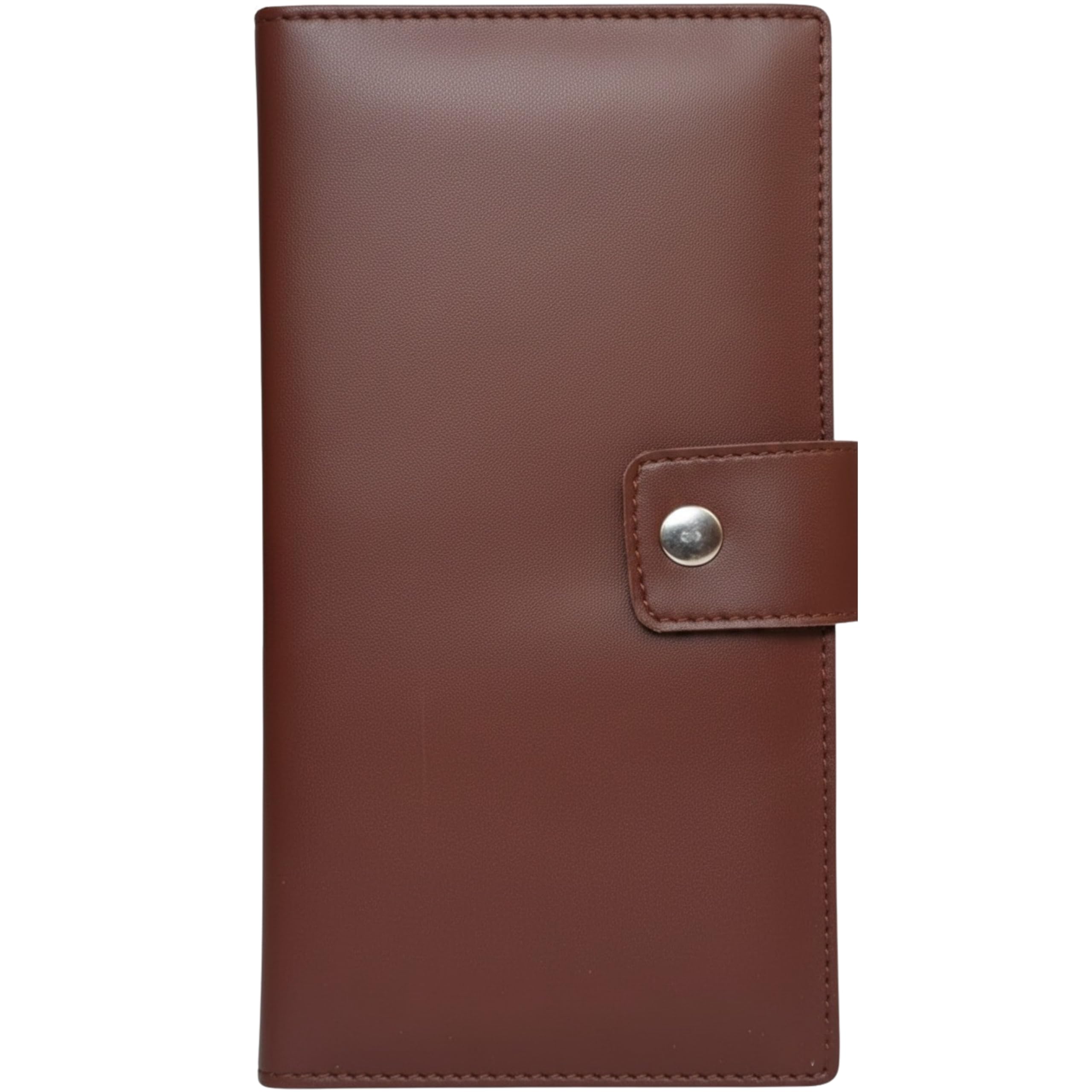 Premium PU Leather Passport Holder – Travel Wallet for Men & Women | Brown Bi-Fold Passport Cover with Card Slots, Cash & Coin Pocket-image-39