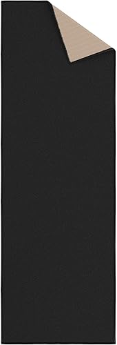 Miniatura 7 de Ottomanson Ottohome - Alfombra sólida 20 x 59 pulgadas color negro