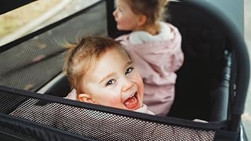 WonderFold Shade Net - 360-Degree Coverage - Lightweight Sun Shade - Breathable Mesh Cover Stroller Wagon Accessory - Fits W2 Original - Black