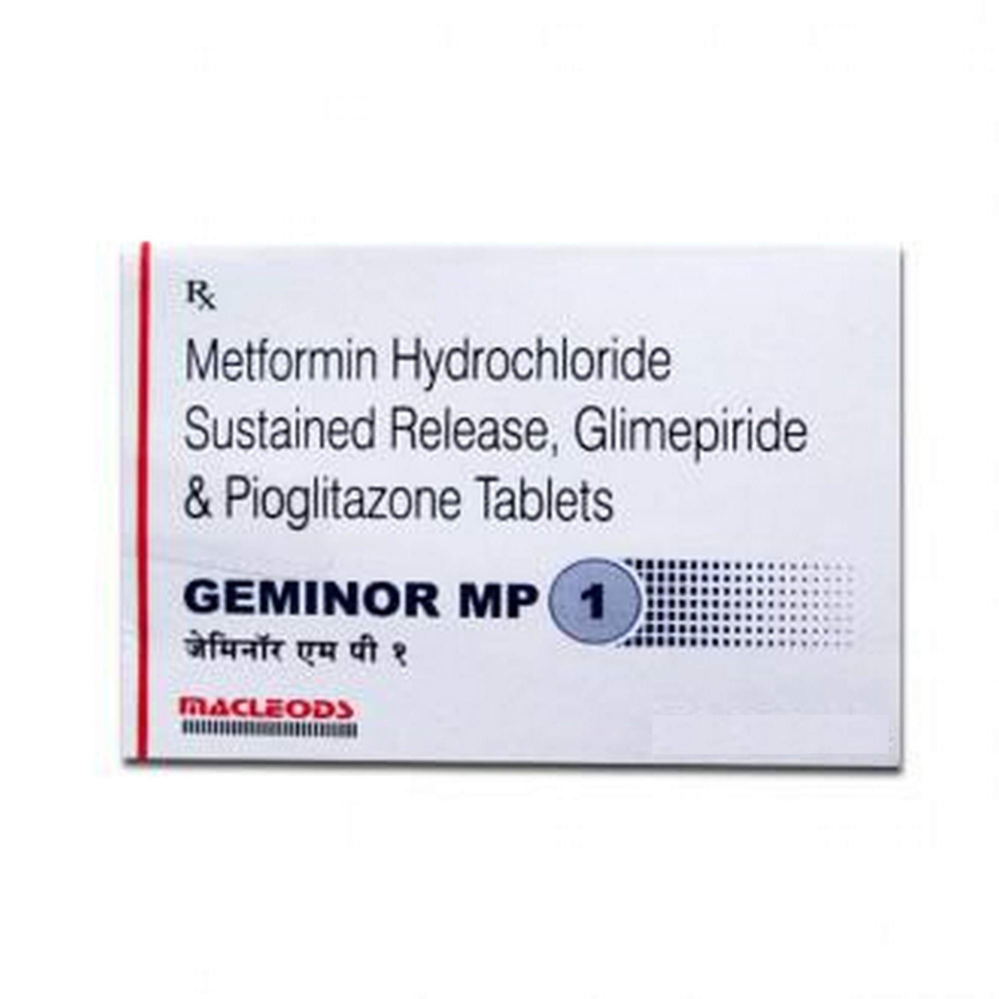 Geminor-MP 1 - Strip of 15 Tablets
