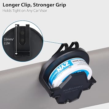ZYN Holster for Car Visor, Design for Zyn Can & Pouch, Injection-Molded
