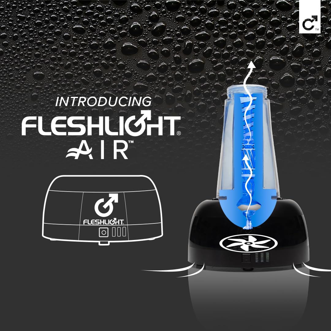 Fleshlight - Air - Unidad de Secado para Masturbadores Masculinos - para Secar las Mangas Después de su Uso - con 3 Tiempos de Secado - Fácil de Utilizar