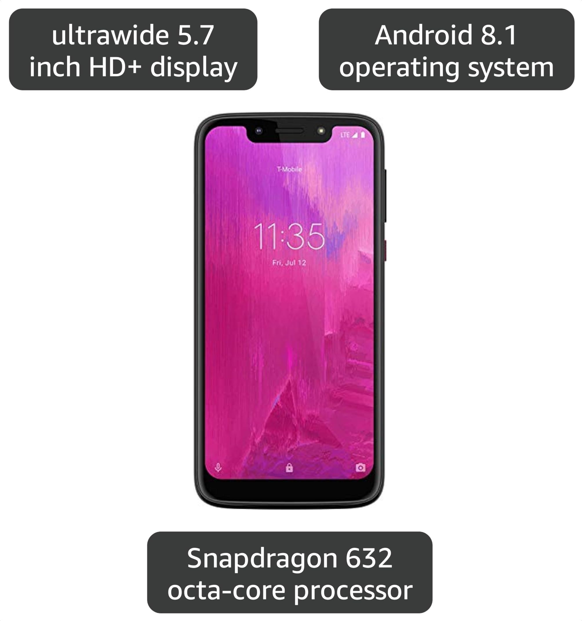 Amazon.com: Motorola REVVLRY 32GB Black Phone Moto G7 Play XT1952