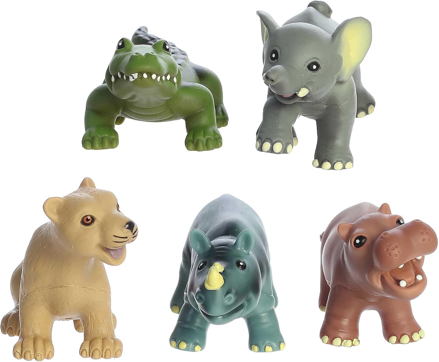 Aurora® Toys Timeless Habitat™ My First Safari Animal Playset Toy - Imaginative Play - Unplugged Play - Multicolor 5.5 Inches
