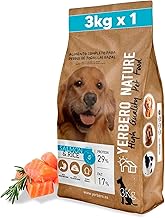 Yerbero Nature Salmon & Rice Gluten Free Hypoallergenic for Dogs 3 kg