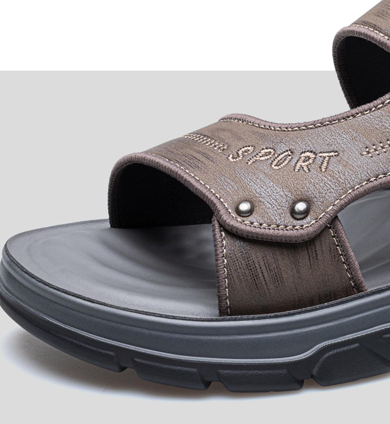 Zapatos De Verano Sandalias De Forro De Neopreno, Calzado De Espuma Ligero Y Acolchado: Para Caminar, Playa, Viajar(40 EU, Black)