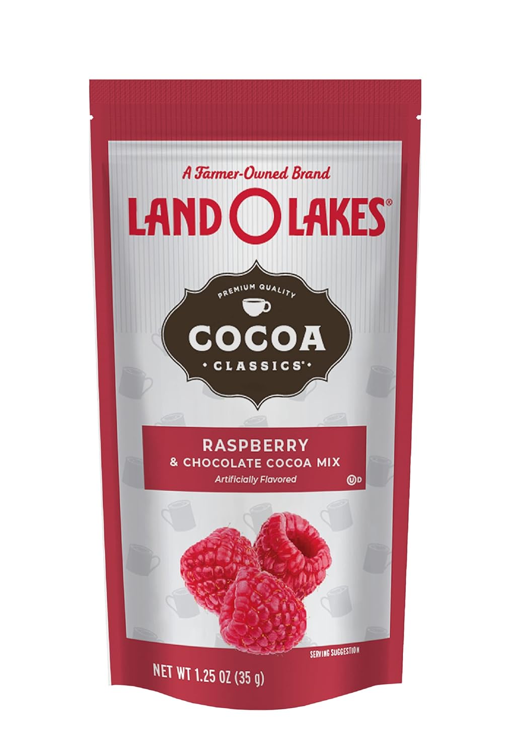 Land O Lakes Cocoa Classics, Raspberry & Chocolate Hot Cocoa Mix, 1.25-Ounce Packets (Pack of 36)