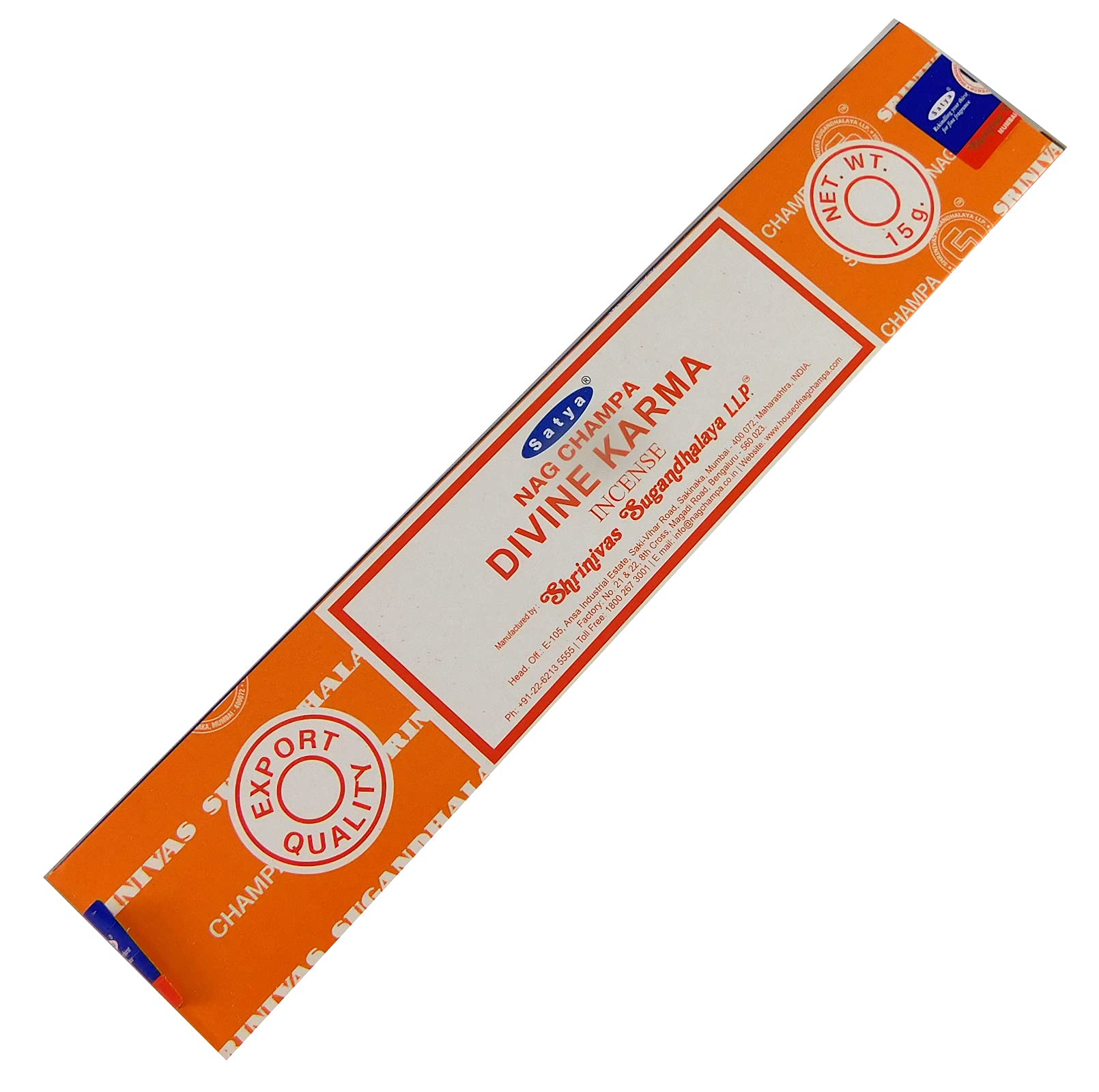 Indische Räucherstäbchen Set 30 x Satya Nag Champa, zufällige Düfte a 15g + EIN original Teufelsküche Premium Duftöl