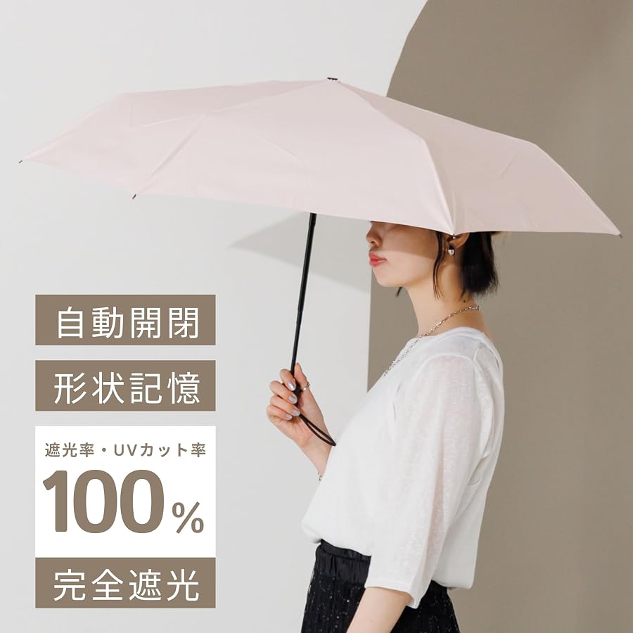 Amazon.co.jp: [ヒミコ] 折り畳み傘 【遮光率100%・UVカット率100
