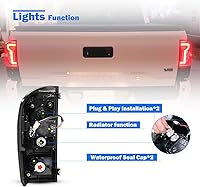 Vista 5 de WOLFSTORM LED Tail Light Fit for 2016-2023 Toyota Tacoma, 2016-2013 Toyota Tacoma Tail Light Replacement Assembly,1 Pair(Clear Lens)