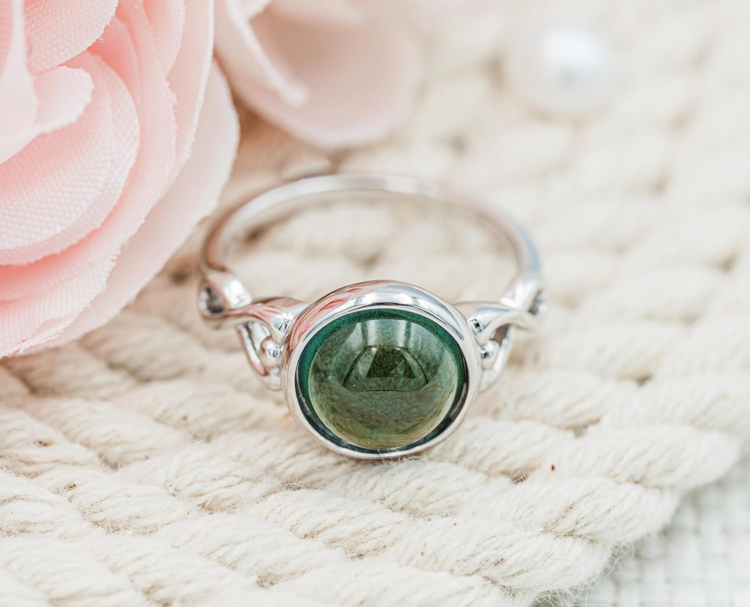 Precious Pieces .925 Sterling Silver Mood Ring Changes Colors with Emotions for Girls, Kids, Teenagers or Adults