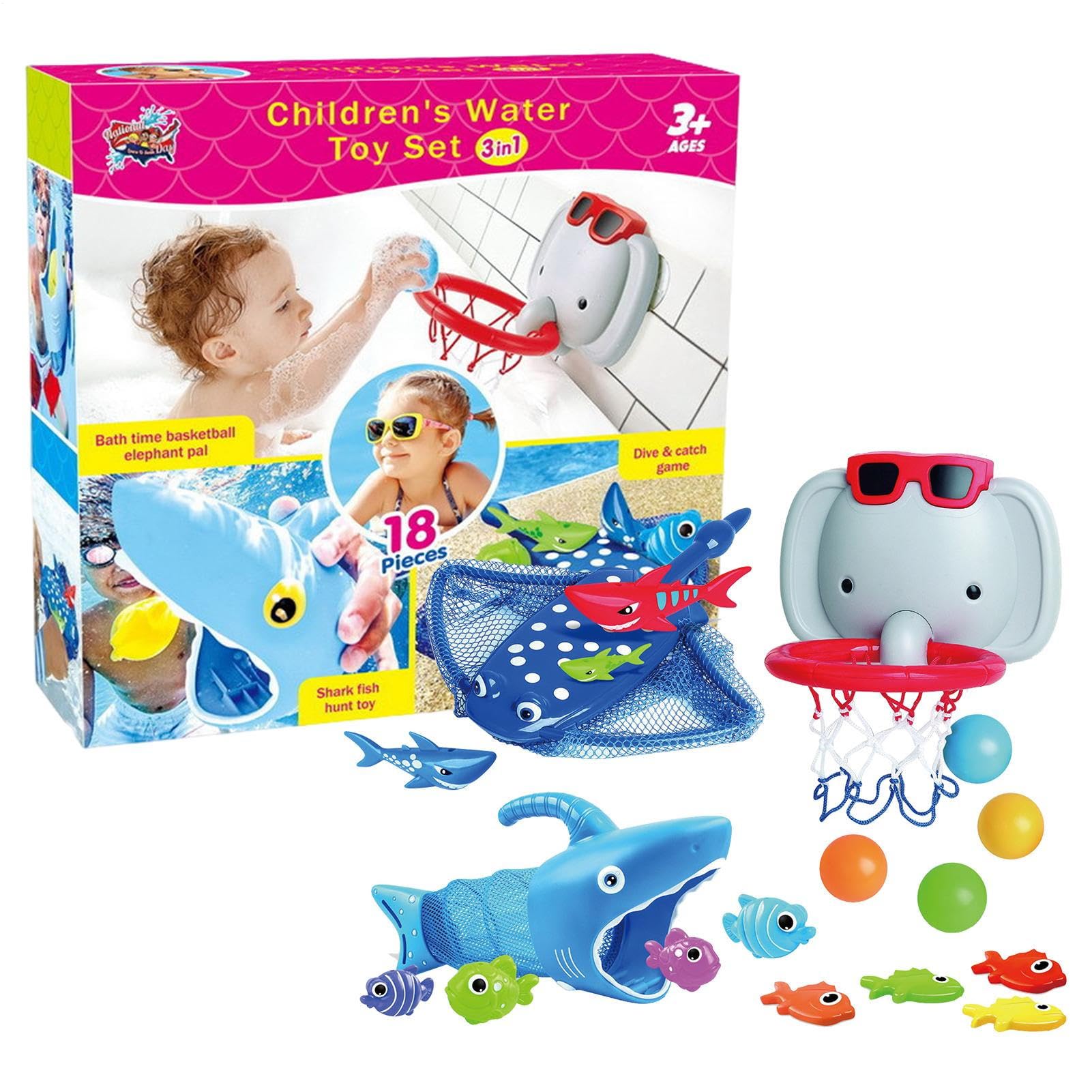 Jouets de bain pour enfants et bébé - Fournitures éducatives aquatiques - 8