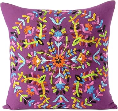 colorful boho throw pillows