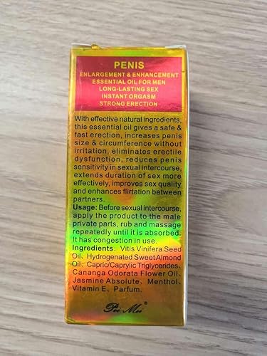Miniatura 5 de Aceite de masaje para hombres para el pene se vuelve más largo, más grueso, mejora la energía para el cuidado, retarda el rendimiento, aumenta la