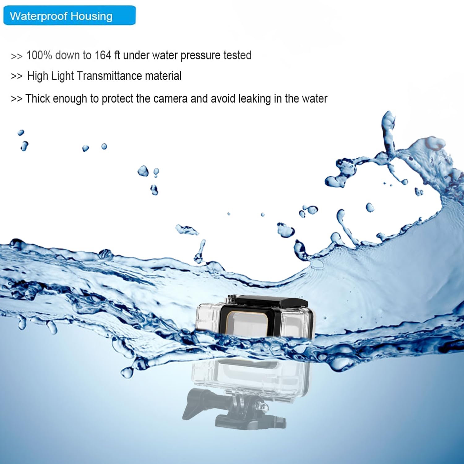 68-in-1 Zubehör Kit für GoPro Hero 7 6 5 Schwarz GoPro7 Action Kamera Filterrahmen Wasserdichtes Gehäuse Bundle 60A