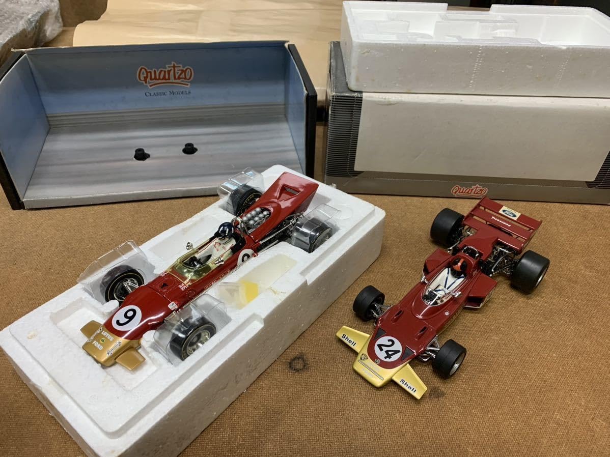 Amazon | Quartzo 1/18 ロータス2台セット Lotus72#24 49B #9 カルツォ
