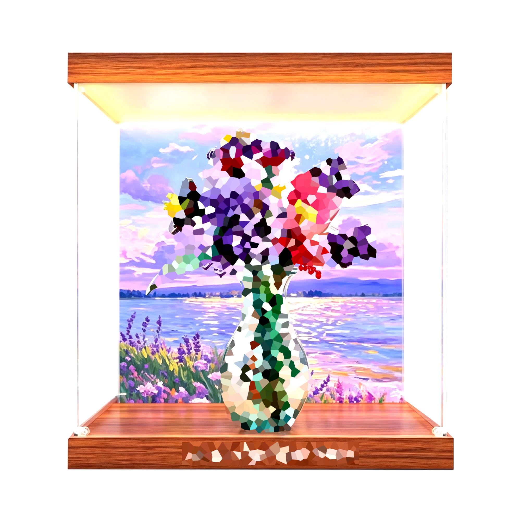 Clear Acrylic Display Case, Fits for Le-go 11507 Sets (Style A)