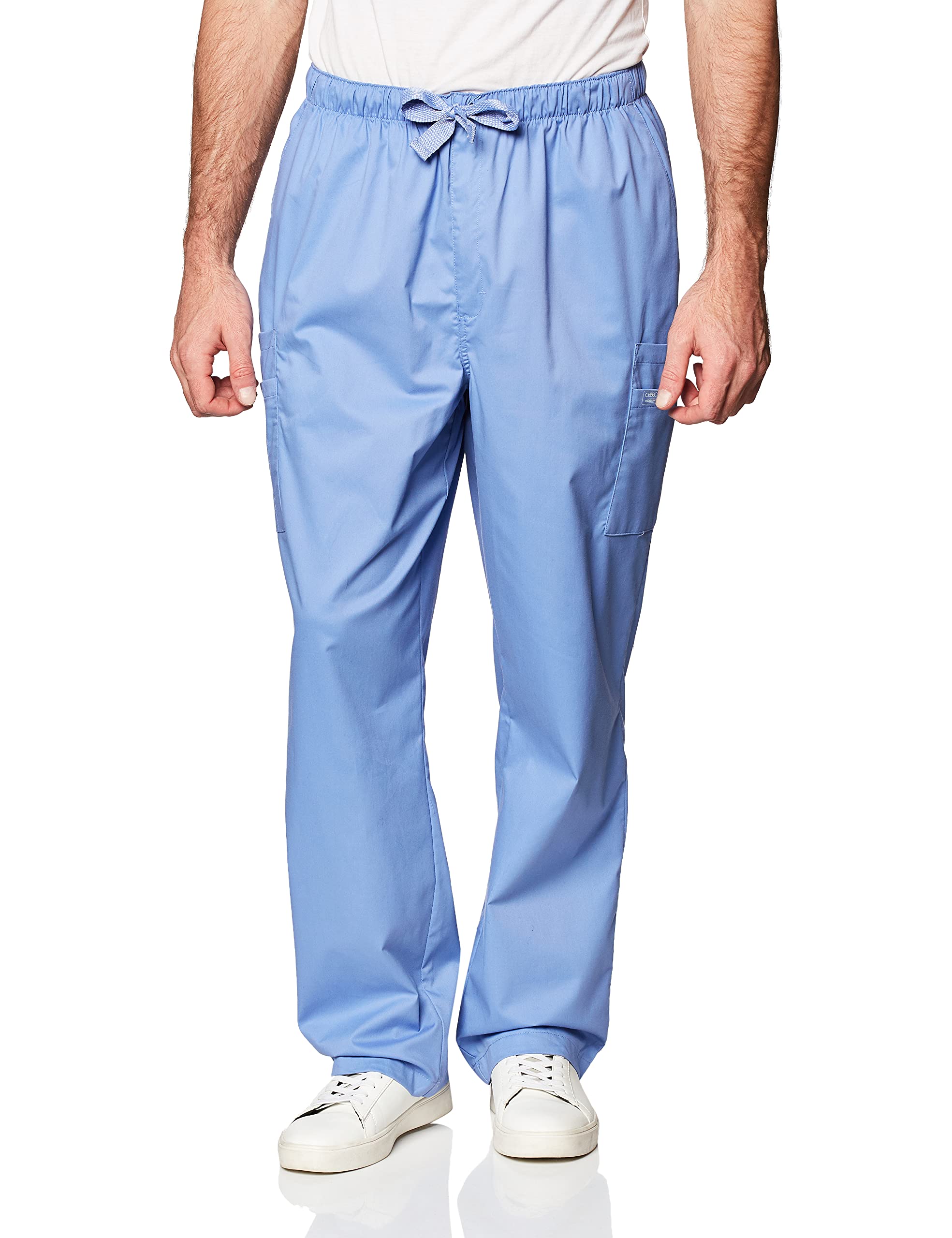 CherokeeMen Scrubs Pant Workwear Core Stretch Fly Front Cargo 4243