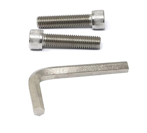 Miniatura 158 de iexcell 25 piezas M4 x 60/65/70/75/3.150 in paso de rosca 0.028 in acero inoxidable 304 cabeza hexagonal Tornillos Tornillos surtido Kit