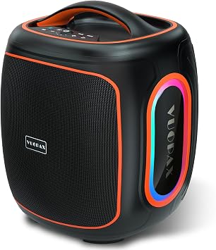 120W Bluetooth Speaker, 6.5" Woofer Deep Bass, 18000mAh 30H Playtime, Bluetooth 5.4, IP65 Waterproof, RGB Lights, TWS 240W Stereo Pairing   Loud Outdoor Speaker for Party, Camping, Beach