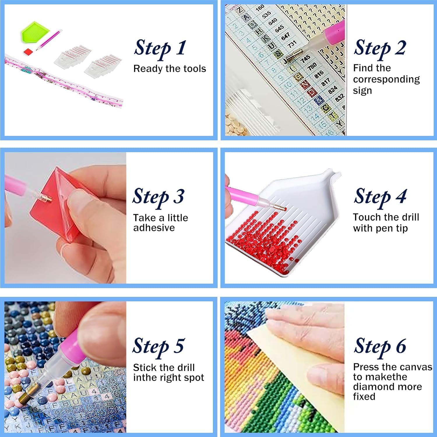 ZSYOUIDEAS Lady Pearl Diamond Art Kits for Adults CBDDM030 image 5