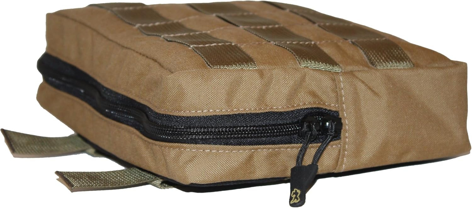 Ape Canyon Outfitters One Stick Saddle Pouch – Molle-Compatible Gear Pouch for Saddle Hunting – Holds 40′ Lifeline or Lanyards – 1000D Fabric + YKK Zippers – Made in USA