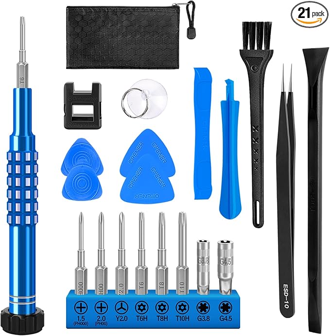 Gear.Club Unlimited 3 erscheint als Nintendo Switch 2 Exklusiv 9 71wWZTZRFqL. AC SX679 PIbundle 21,TopRight,0,0 SH20 GISVAR Repair Tool Kit for Nintendo Xbox Switch PS3 PS4 PS5 Controller, 21PCS with Y2,T6H,T8H,T10H, Ph00,PH000, Torx Security Screwdriver with G3.8 G4.5, Cleaning Tool bag for Controller and Console