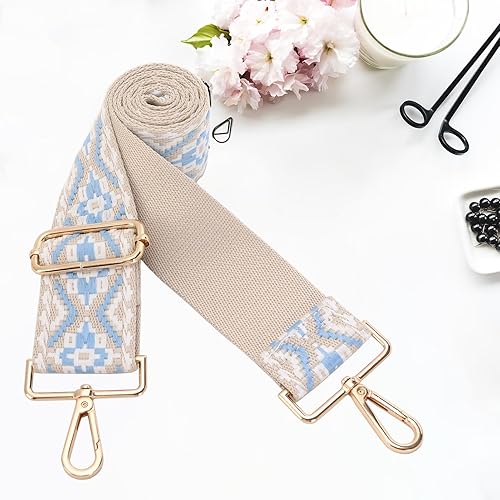 Miniatura 6 de Correas cruzadas de repuesto para bolso, correa ajustable para bolsos, correa de hombro ancha para mujeres y monederos de guitarra