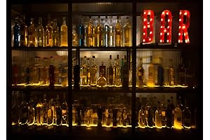 BELECO 7x5ft Bar Backdrop Fabric Green Screen Photography Background