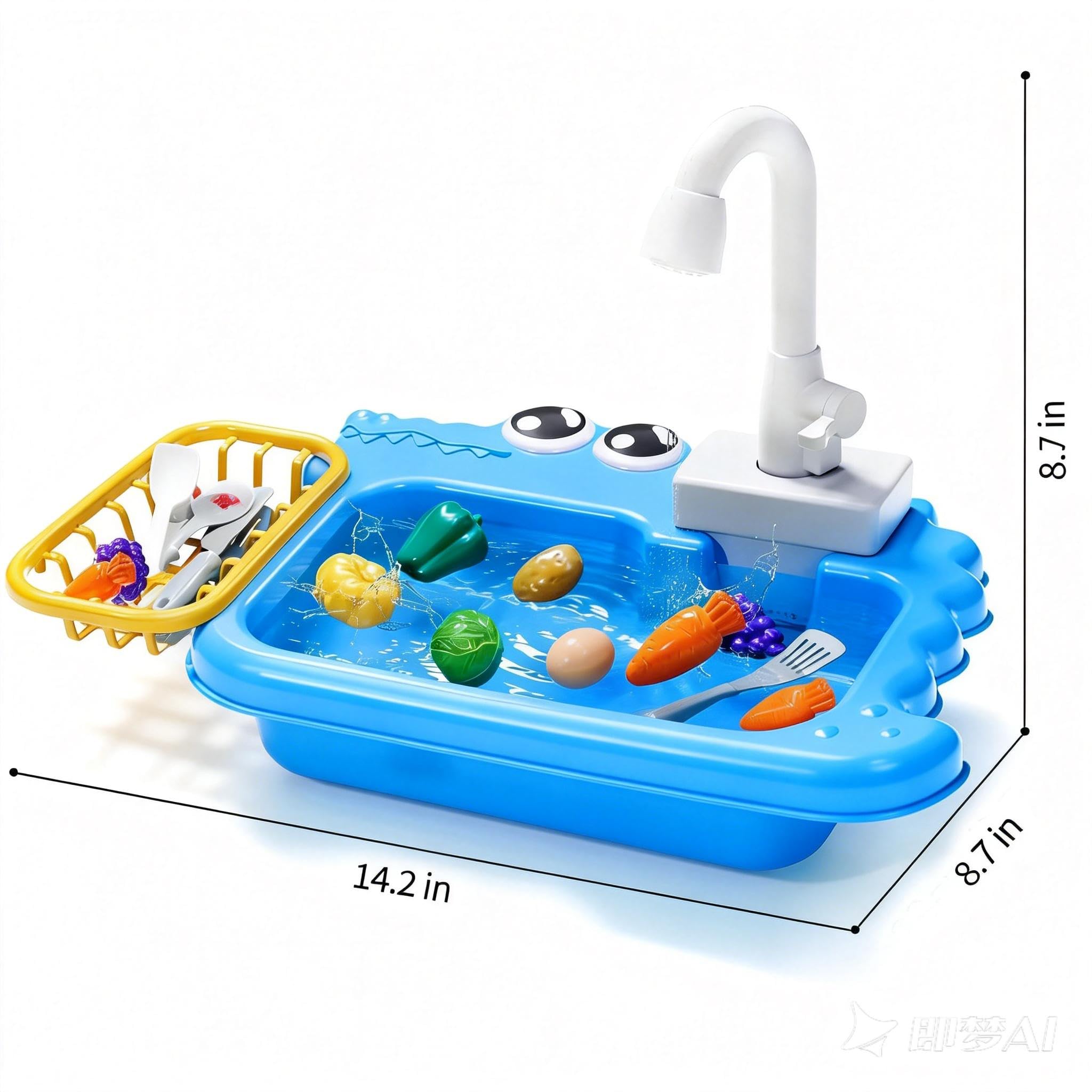 Baignoire pour oiseaux en libre-service avec robinet et eau circulante, convient comme jouet à boire et à baigner pour oiseaux de petite et moyenne taille, idéal pour perruches, conures et