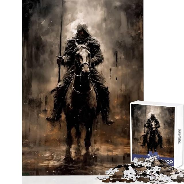 Rompecabezas Holy Knight Rider de 1000 Piezas para una Actividad Cerebral Inteligente Cortado con láser…