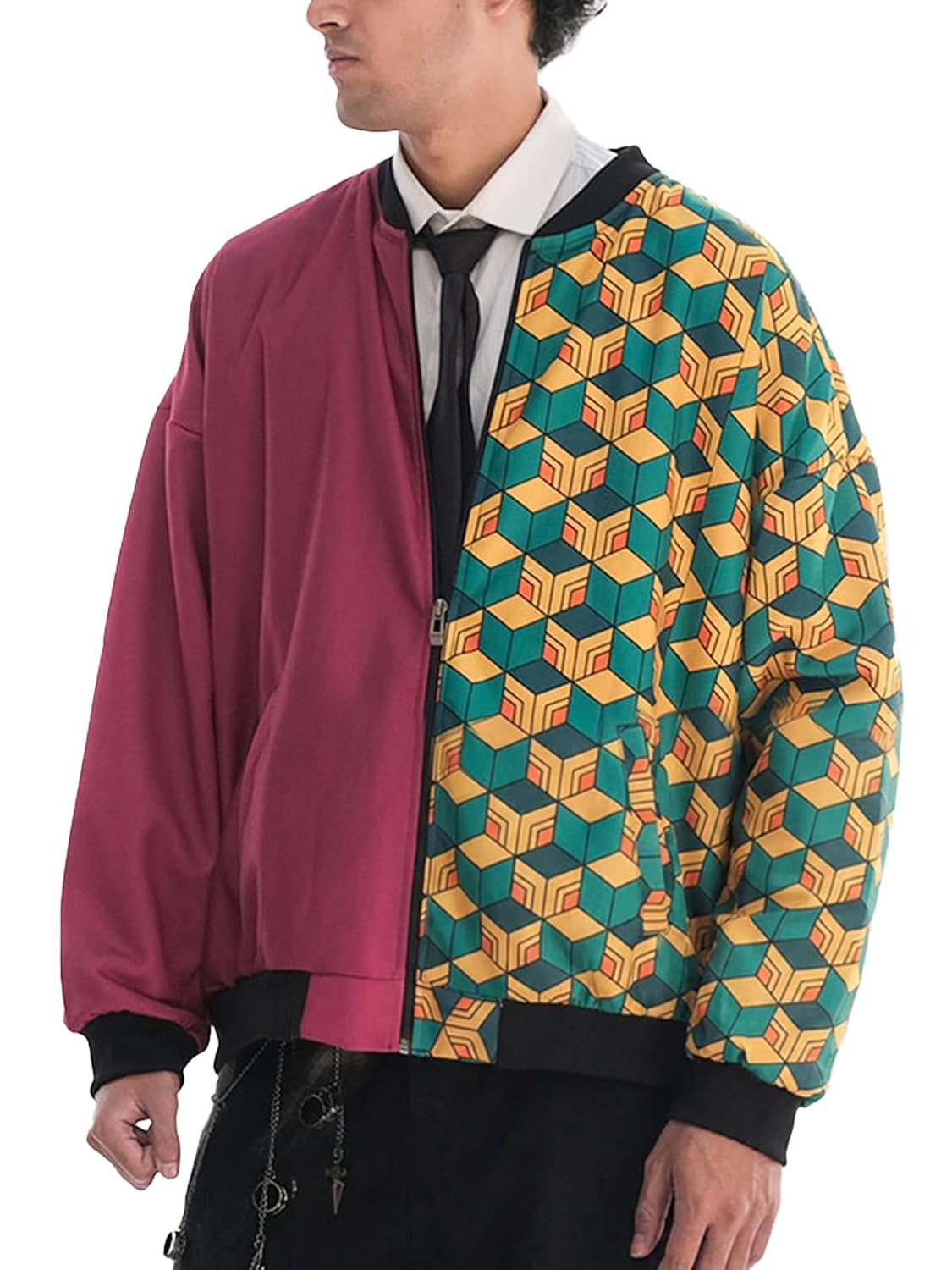 ComicSense Unisex Anime Oversized Jacket for Men & Women, Water Hashira Printed Drop Shoulder Cosplay Anime Bomber Jackets - Review, Price and Buying Guide