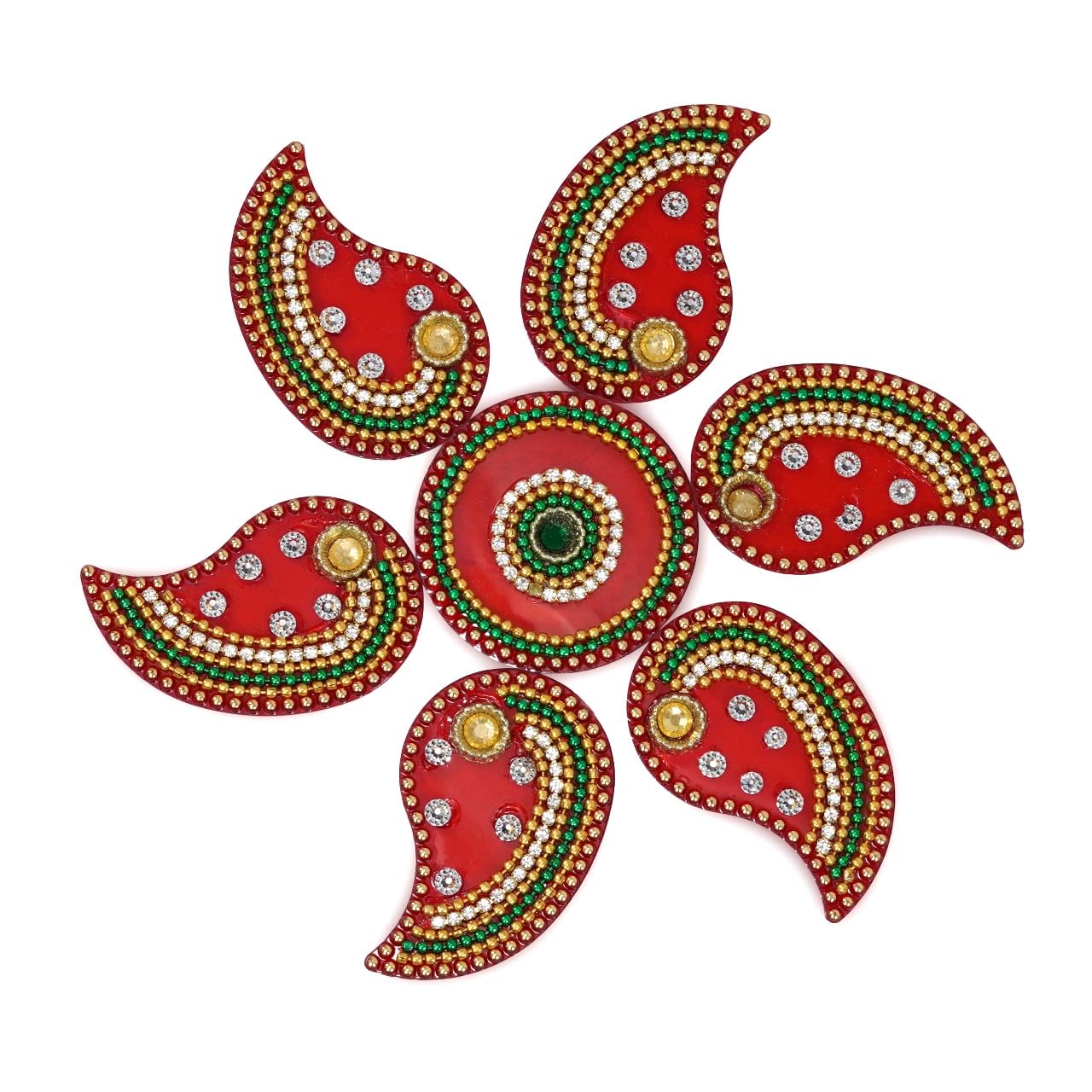 Handmade Acrylic Rangoli - Diwali & Festival Decor -7 Handmade Acrylic Rangoli - Diwali & Festival Decor -7