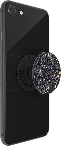 Miniatura 5 de PopSockets Agarre para teléfono con soporte expansible, enchufe para teléfono - negro brillante