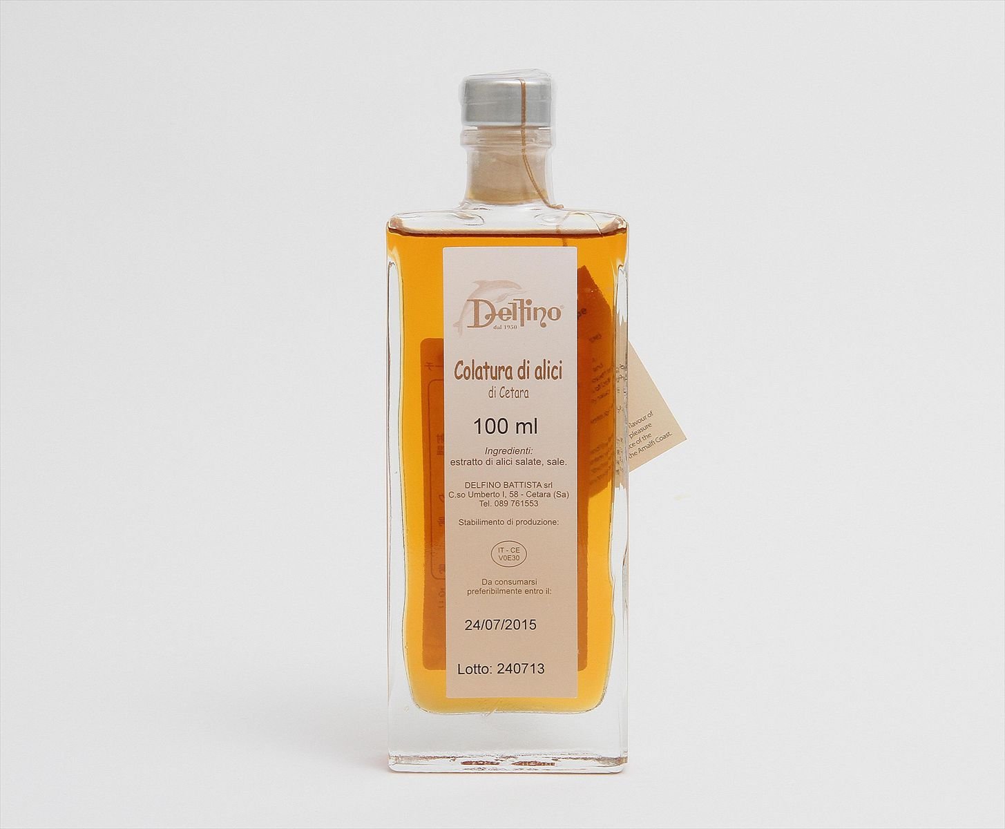 Delfino Battista Colatura di Alici Top - 120 g