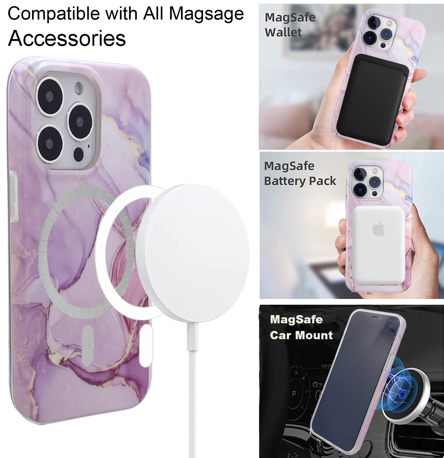 人気‼️iPhone 13 Pro用ケース 6.1インチMagSafe対応 Amazon.co.jp: iPhone 13 Pro 6.1インチ用磁気ケース MagSafe対応 充電