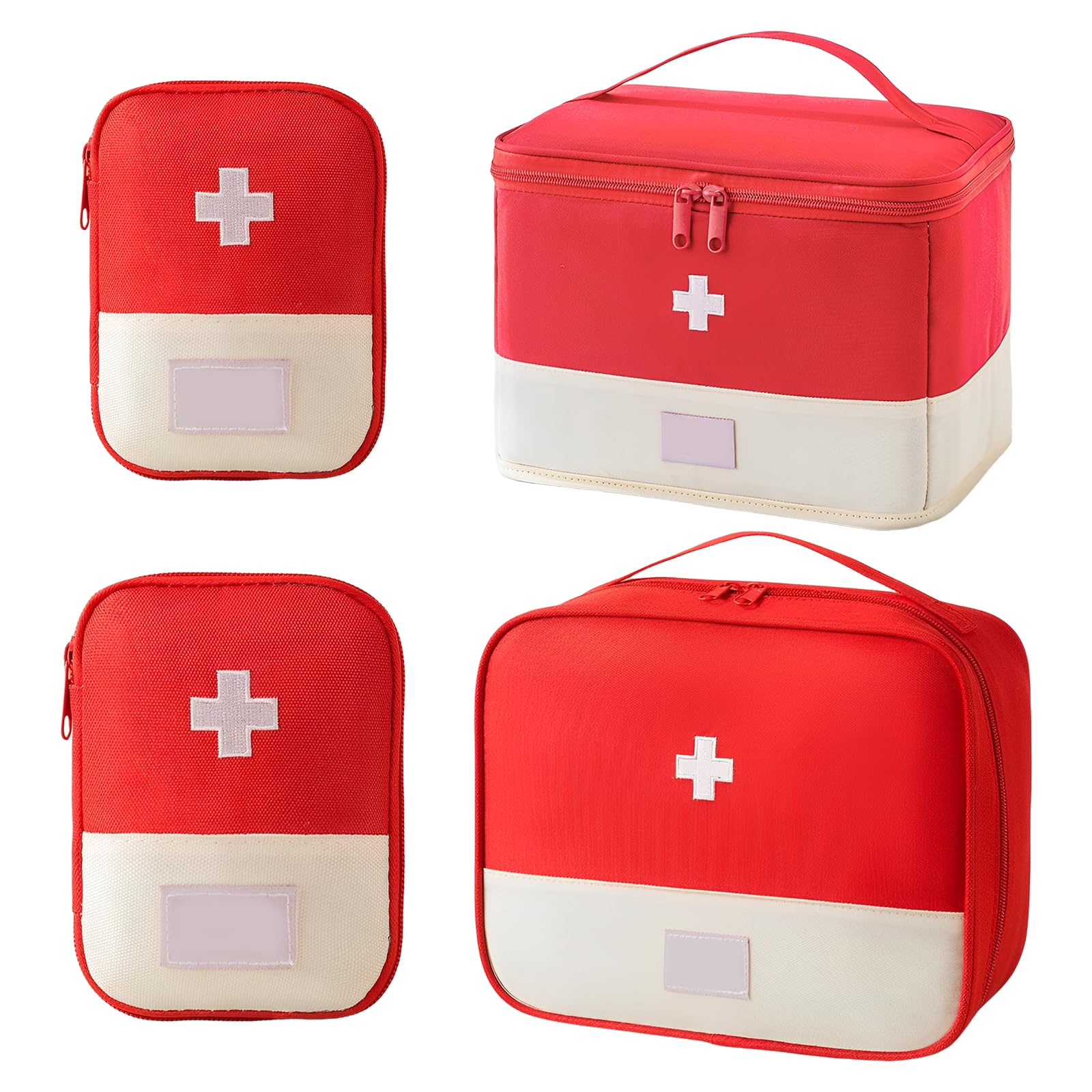 BOTE- 2Pcs Sac de Rangement de Médicaments,Portable Boîte Médicale,Trousse de Secours Vide,pour
