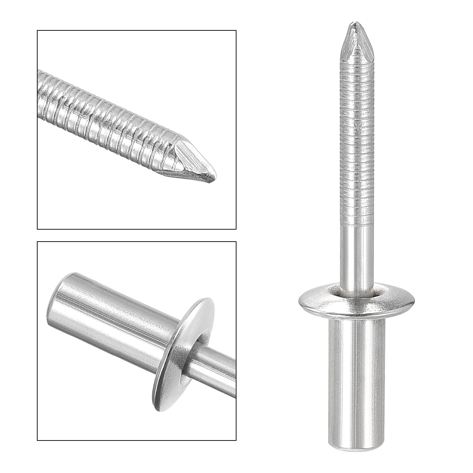 TA-VIGOR 25Pcs 6.4mm x 14mm Stainless Steel Blind Rivets - Image 4
