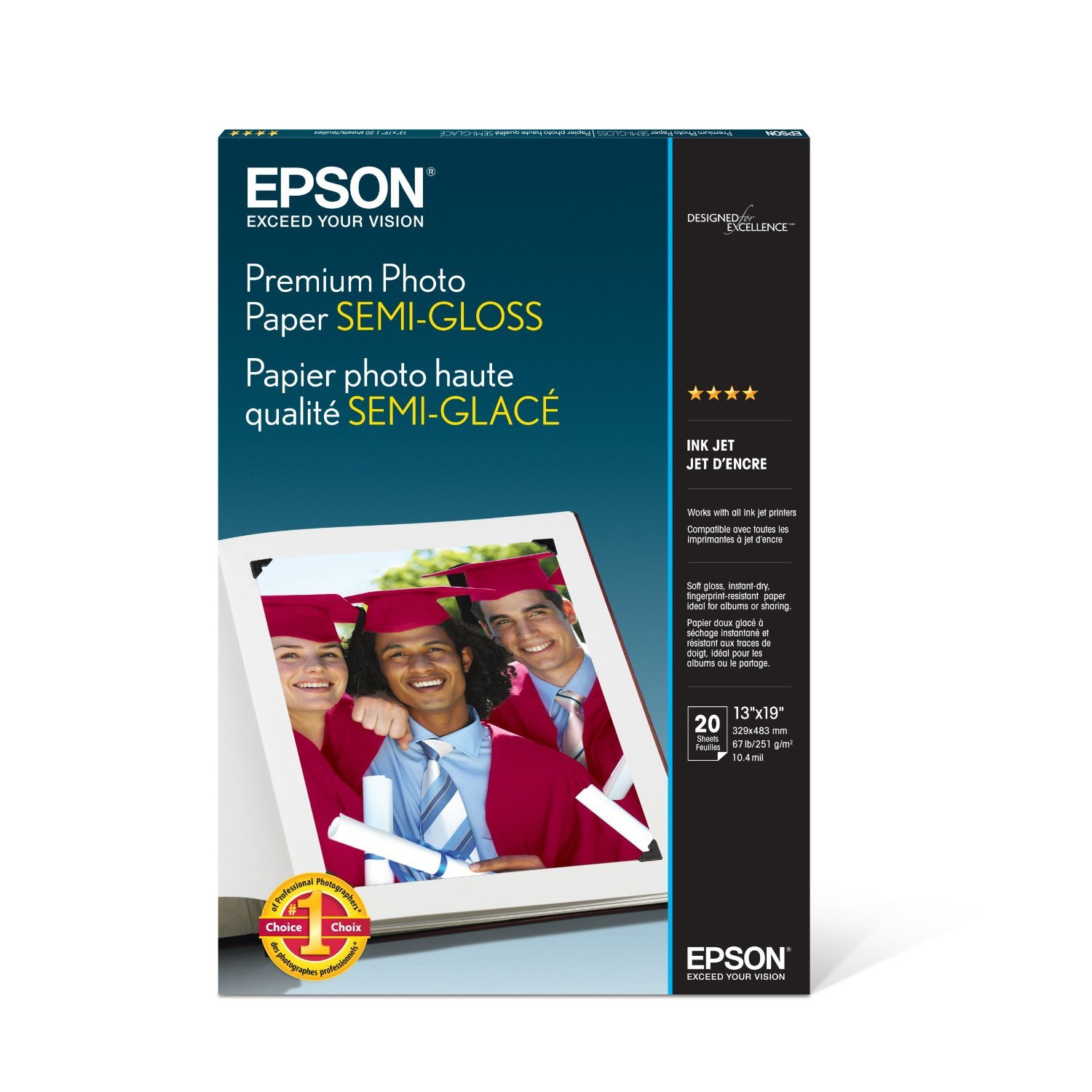 Photo 1 of Epson S041329 4in Roll Premium Semiglossphoto Paper for 1270-870-875Dc & 2000P