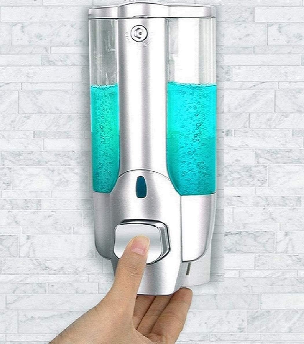 350ML Wall Mount Soap Shampoo, Capacity Dispenser Container