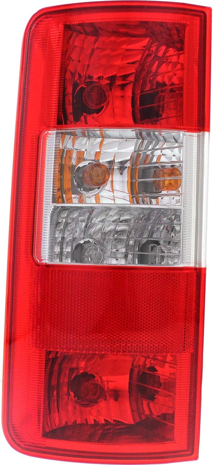 Evan Fischer Tail Light Assembly Compatible with 2010-2013 Ford Transit Connect Driver Side