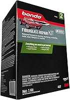 Vista 5 de Kit de resina para reparación de fibra de vidrio de bondo., Negro