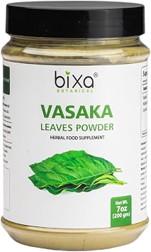 bixa BOTANICAL Vasaka Leaf Powder Adhatoda vasaka 200g 7 Oz- | Herbal Supplement